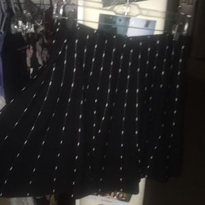 Black and white skirt